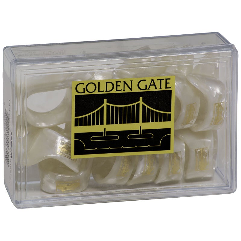 Golden Gate GP-8 Pearloid Thumb Picks - Large/Extra Thick - Image 3